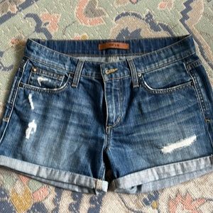 Joe's Jeans Rolled Denim Shorts size 26